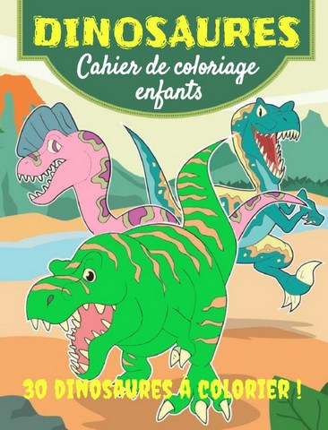 cahier de coloriage dinosaures enfants
