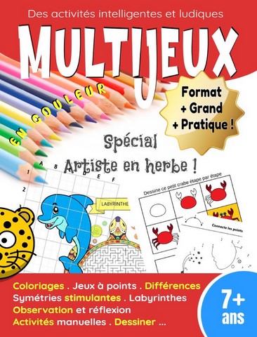 cahier multijeux en couleur