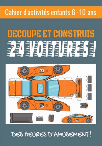 cahier de construction de voitures