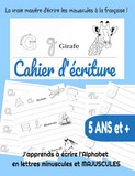 cahier d'écriture enfant 5 ans