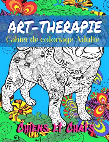 cahier art therapie chiens et chats