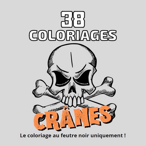 coloriage adulte crânes