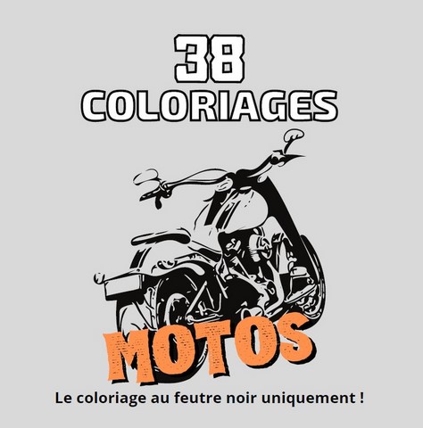 coloriage de motos